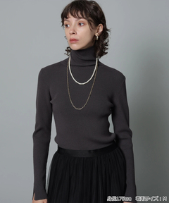 CADUNE(カデュネ) |リブタートルニット