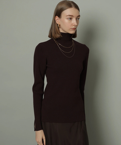 CADUNE(カデュネ) |リブタートルニット