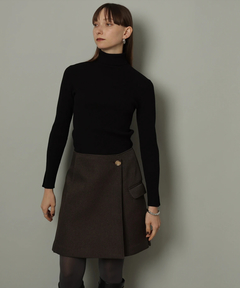 CADUNE(カデュネ) |リブタートルニット