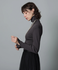 CADUNE(カデュネ) |リブタートルニット