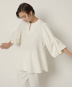 CADUNE(カデュネ) |裾フレアブラウス