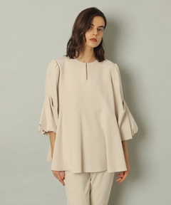 CADUNE(カデュネ) |裾フレアブラウス