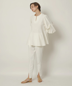 CADUNE(カデュネ) |裾フレアブラウス