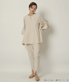 CADUNE(カデュネ) |裾フレアブラウス