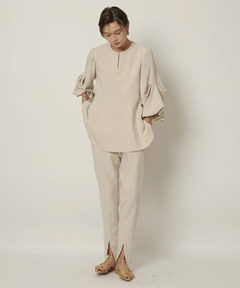 CADUNE(カデュネ) |裾フレアブラウス