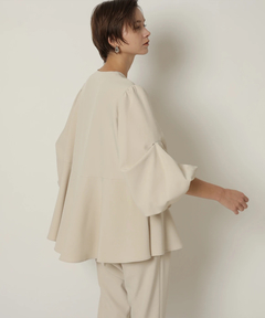 CADUNE(カデュネ) |裾フレアブラウス