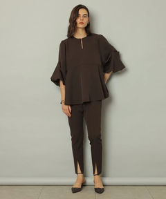 CADUNE(カデュネ) |裾フレアブラウス