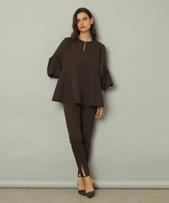 CADUNE(カデュネ) |裾フレアブラウス