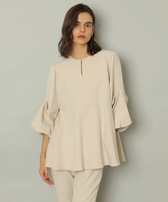 CADUNE(カデュネ) |裾フレアブラウス
