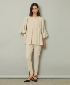 CADUNE(カデュネ) |裾フレアブラウス