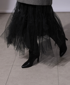 CADUNE(カデュネ) |ラメワンピ+チュールスカートセット