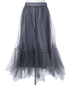 CADUNE(カデュネ) |ラメワンピ+チュールスカートセット