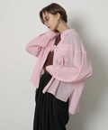 CADUNE☆カデュネ☆ゆったりカットソーブラウス　可愛いピンク　ストレッチ　M 2025年最新】cadune カデュネ ブラウスの人気アイテム - メルカリ