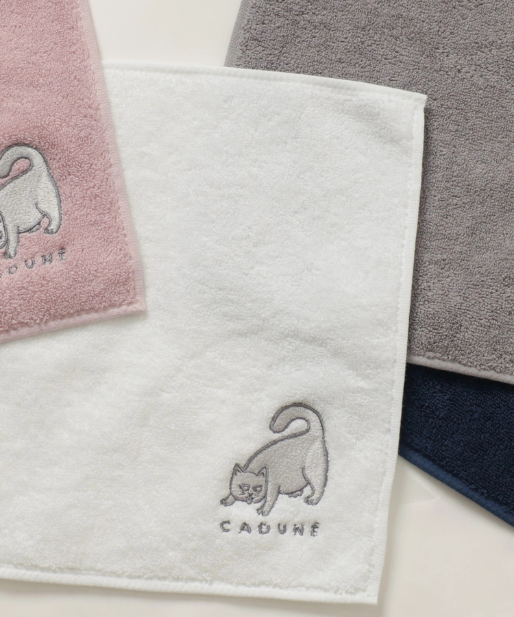 CADUNE(カデュネ) |CAT刺繍タオルハンカチ