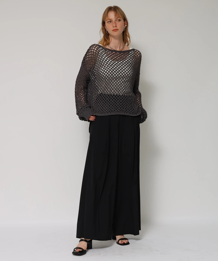 サスペンダー付きワイドパンツ | パンツ | CADUNE（カデュネ  