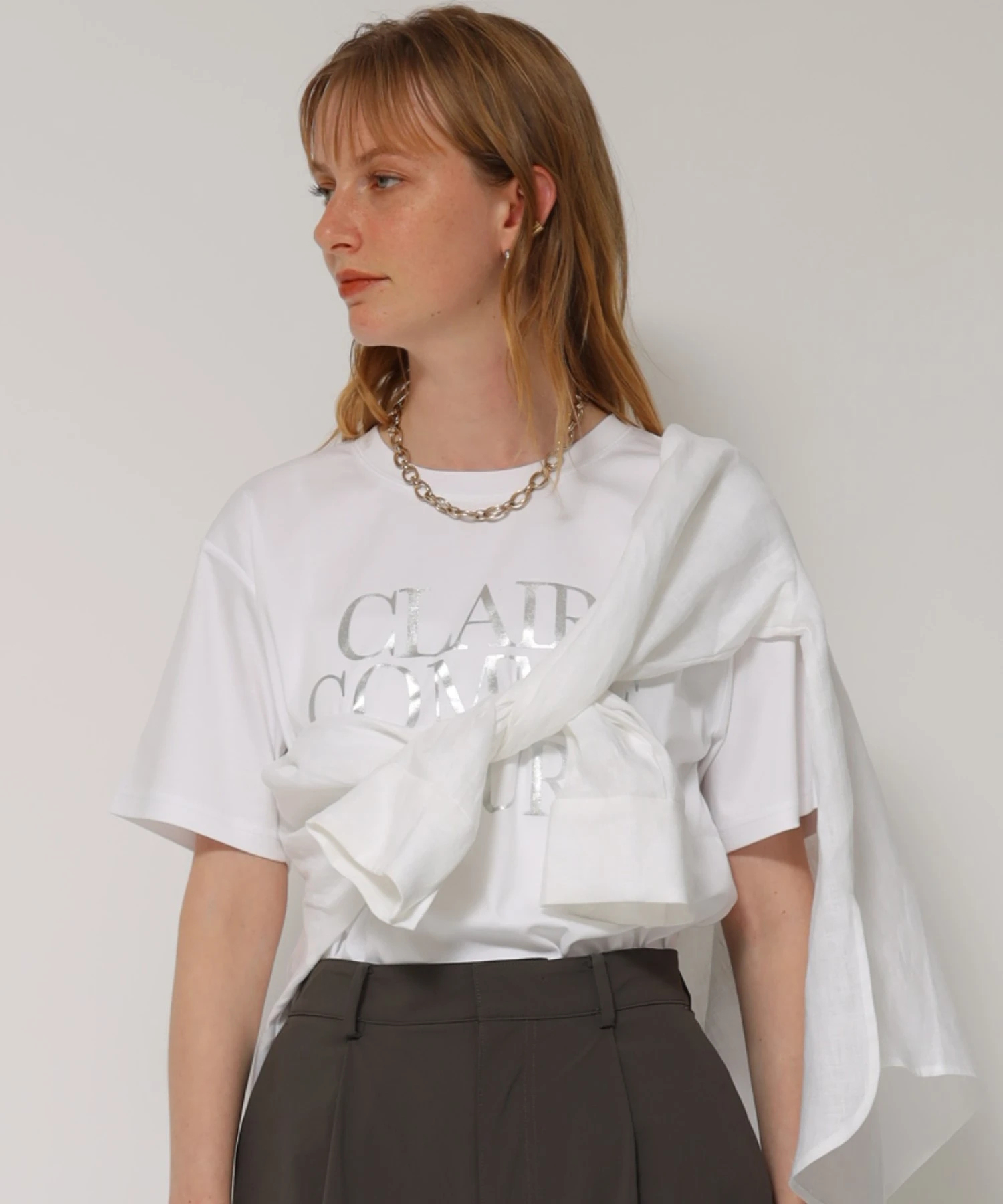 箔ロゴT-shirt | Tシャツ・カットソー | CADUNE（カデュネ） │【公式 
