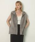 カデュネ　CADUNE もふもふベスト　38 CADUNE（カデュネ）の「もふもふベスト（ニット/セーター）」 - WEAR