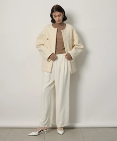 CADUNE(カデュネ) |ノーカラーポケットコート