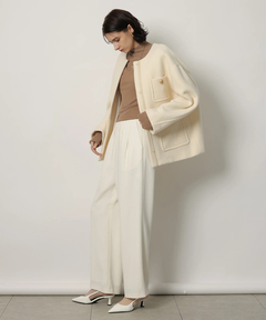 CADUNE(カデュネ) |ノーカラーポケットコート