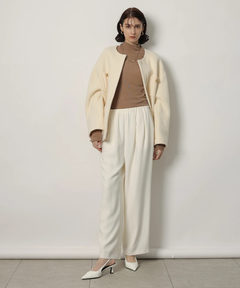 CADUNE(カデュネ) |ノーカラーポケットコート