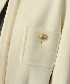 CADUNE(カデュネ) |ノーカラーポケットコート