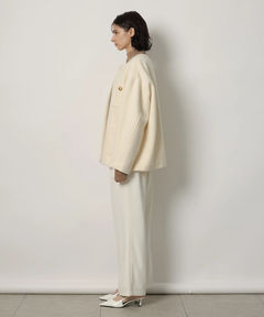 CADUNE(カデュネ) |ノーカラーポケットコート
