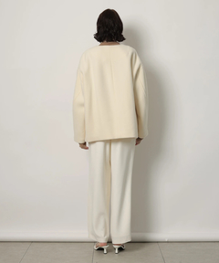 CADUNE(カデュネ) |ノーカラーポケットコート