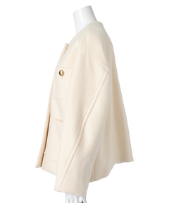 CADUNE(カデュネ) |ノーカラーポケットコート
