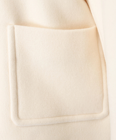 CADUNE(カデュネ) |ノーカラーポケットコート