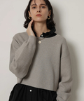 ♡美品♡Arpege story アクアタートルショートニット