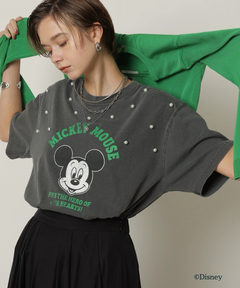 CADUNE(カデュネ) |＜別注＞ミッキーマウス/パール付きTシャツ