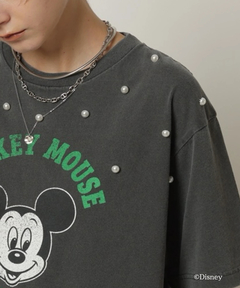CADUNE(カデュネ) |＜別注＞ミッキーマウス/パール付きTシャツ