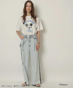 CADUNE(カデュネ) |＜別注＞ミッキーマウス/パール付きTシャツ