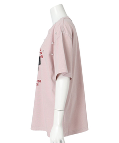 CADUNE(カデュネ) |＜別注＞ミッキーマウス/パール付きTシャツ