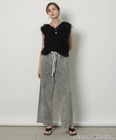 CADUNE(カデュネ) |ドロストデニムパンツ