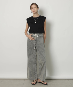 CADUNE(カデュネ) |ドロストデニムパンツ