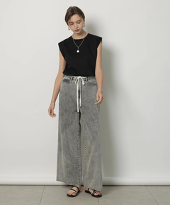 CADUNE(カデュネ) |ドロストデニムパンツ