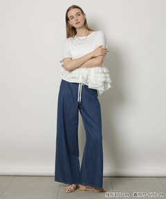 CADUNE(カデュネ) |ドロストデニムパンツ