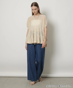 CADUNE(カデュネ) |ドロストデニムパンツ