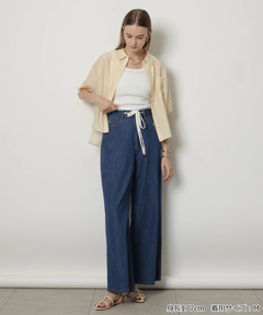 CADUNE(カデュネ) |ドロストデニムパンツ