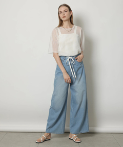 CADUNE(カデュネ) |ドロストデニムパンツ