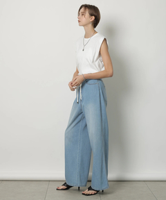 CADUNE(カデュネ) |ドロストデニムパンツ