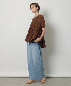 CADUNE(カデュネ) |ドロストデニムパンツ