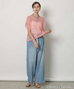 CADUNE(カデュネ) |ドロストデニムパンツ