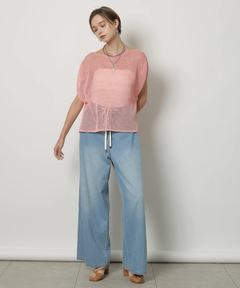 CADUNE(カデュネ) |ドロストデニムパンツ