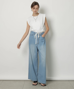 CADUNE(カデュネ) |ドロストデニムパンツ