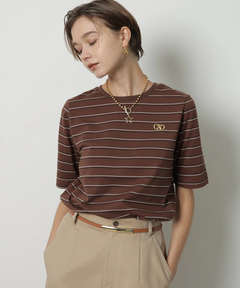 アルページュストーリー☆刺繍Tシャツ☆ベージュ☆ - メルカリ