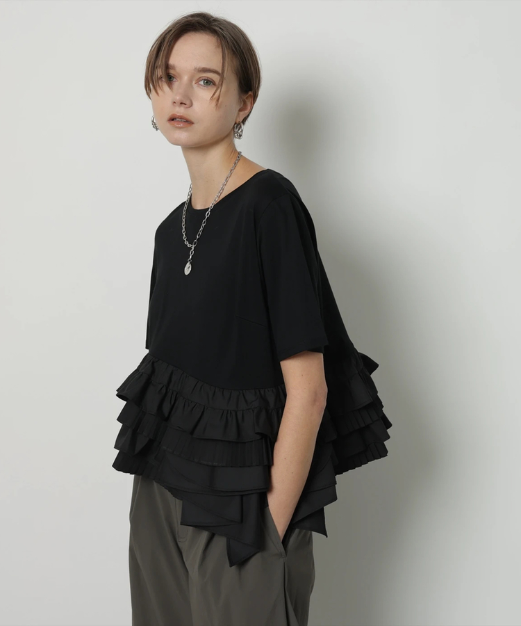 公式サイト ティアードカットソー CADUNE | Tシャツ・カットソー | トップス