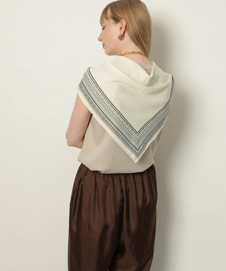 ACUT トライアングルスカーフ ACUT TRIANGLE SCARF オレンジ - メルカリ