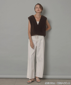 CADUNE(カデュネ) |ドロストデニムパンツ
